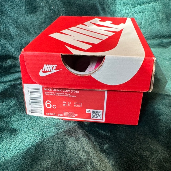 NIKE DUNK LOW TD 'TRIPLE PINK' - Picture 9 of 9